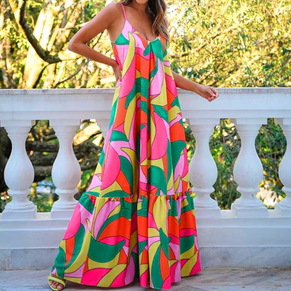 Colorful Maxi Sundress